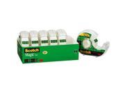 Scotch Magic Tape with Refillable Dispenser ¾? x 850? 6 Rolls