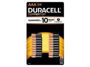 Duracell Coppertop Alkaline AAA Batteries 34 pk