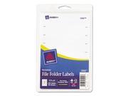 Avery 5202 Print or Write File Folder Labels White 252 Labels