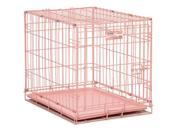 Midwest 24 Pink Single Door iCrate Dog Crate