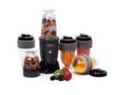 Elite Cuisine 17 Piece Personal Drink Blender with 4 16 oz Travel Cups