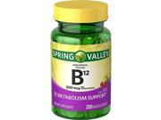 Spring Valley Sublingual B12 Microlozenges 500 mcg 200 count