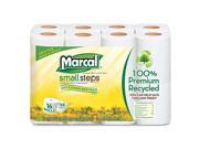 Marcal Small Steps Recycled 2 Ply Toilet Tissue 96 Rolls Carton
