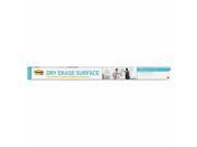 Post it Dry Erase Surface with Adhesive Backing 96 x 48 White