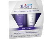 Crest 3D White Brilliance Daily Cleansing Toothpaste and Whitening Gel System 2 pc