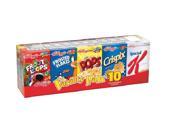 Kellogg s Assorted Cereal Variety Pack 10 count 9.63 oz