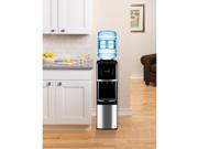 Primo Top Load Water Dispenser Stainless Steel Black