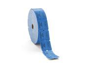 PM Company Double Ticket Roll Blue 2000 Tickets Roll