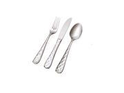 Argent Quilted 45 Piece Stainless Steel Flatware Set