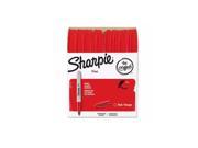 Sharpie Permanent Marker Fine Point Red 36 Pack