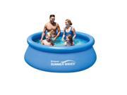 Summer Waves 8 x 30 Quick Set Round Above Ground Swimming Pool with Filter Pump System