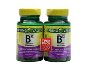 Spring Valley Natural Timed Release Vitamin B12 Tablets 1000mcg 150 pc 2 ct