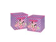 Disney Minnie Mouse 2 Pack Storage Cube