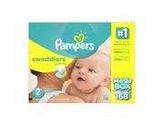 Pampers Swaddlers Diapers Size 2 168 ct.