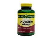 Spring Valley L Lysine Tablets 1000 mg 100 count