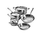 Tramontina 8 Piece 18 10 Stainless Steel Tri Ply Clad Cookware Set
