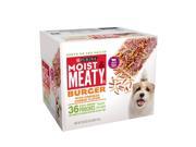 Purina Moist Meaty Burger with Cheddar Cheese Flavor Dog Food 36 ct Box