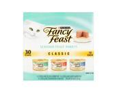 Purina Fancy Feast Classic Seafood Feast Collection Cat Food 30 3 oz. Cans