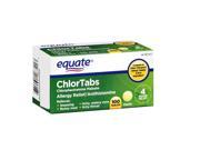 Equate Chlortabs Tablets Antihistamine 100 Ct
