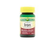 Spring Valley Slow Release Iron Dietary Supplement Tablets 30 count