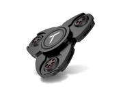 Trianium Fidget Spinner Pro Metal Series [Black] Phone Stress Reducer Figit toy for Kid Adult [Easy Flick + Spin] Prime Ball Bearing Finger Spinner Hands Focus