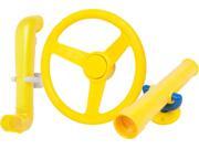 Swing Set Stuff Periscope Telescope And Steering Wheel Kit Yellow SSS Logo Sticker