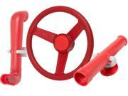 Swing Set Stuff Periscope Telescope and Steering Wheel Kit Red SSS Logo Sticker