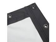 Carl’s Blackout Cloth 4 3 9x12 Ft Finished Edge Projector Screen with Grommets White Gain 1.0