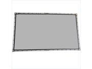 Carl s SilverScreen Hanging DIY Projector Screen Kit Silver Passive 3D 4 3 6.75x9 Ft 131 in