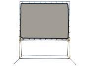 Carl s Rear Projection Film FreeStanding DIY Projector Screen Kit Translucent Gray 4 3 6.75x9 Ft 131 in