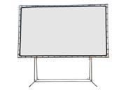 Carl s FlexiWhite FreeStanding DIY Projector Screen Kit White Gain 1.1 Regular Active 3D Movies 16 9 9x16 Ft 214 in