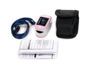 CONTEC New CMS50D Pink Fingertip Pulse Oximeter OLED display Blood oxygen saturation Monitor SPO2 PR oxymeter CE FDA approved