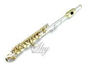 Sky Band Approved Silver Plated with Gold Keys Piccolo Key of C with Hard Case Cloth Cleaning Rod Joint Greasae and Screw Driver Guarantee Top Quality Sound
