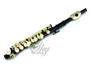 Sky Band Approved Black Laquer with Gold KeysPiccolo Key of C with Hard Case Cloth Cleaning Rod Joint Greasae and Screw Driver Guarantee Top Quality Sound