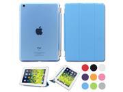 9 colors Ultra Thin Magnetic Smart Cover Clear Back Case for Apple iPad Mini 2 with Retina Display 2nd Gen Screen Protector Stylus Cleaning Cloth US S