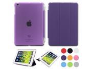 9 colors Ultra Thin Magnetic Smart Cover Clear Back Case for Apple iPad Mini 2 with Retina Display 2nd Gen Screen Protector Stylus Cleaning Cloth US S