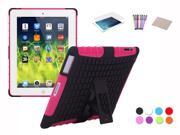 Hybrid Silicone & TPU Hard Kickstand Heavy Duty Dual Layer Cover Case For Apple iPad 2/ iPad 3/ iPad 4 + Film + Stylus + Cloth Hybrid Silicone & TPU Hard Kickstand Heavy Duty Dual Layer Cover Case For Apple iPad 2/ iPad 3/ iPad 4 + Film + Stylus + Cloth
