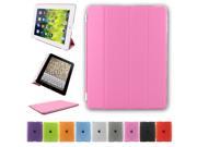 Ultra Thin Magnetic Smart Cover Back Case For Apple iPad 2 iPad 3 iPad 4 Screen Protector Stylus Cleaning Cloth