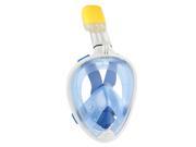 Snorkel Mask Full Face with Camera Slot Easybreath Diving Lightweight Anti Leak Anti Fog Waterproof Technology GoPro Compatible with Ventilation Tube