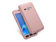 For Samsung Galaxy J1 2016 Version Hybrid 360° Full Body Protection Acrylic Hard Case Skin Tempered Glass