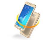 For Samsung Galaxy J5 2016 Version Galaxy J5108 Hybrid 360° Full Body Protection Acrylic Hard Case Skin Tempered Glass