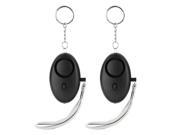 AMT Pack of 2 Multi purpose Safety Alarm 130dB Smart Emergency Alarm Personal Anti attack Anti Lost Keychain