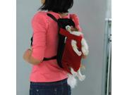 Front Style Pet Dog Carrier Backpack w Legs Out Design Size S Red