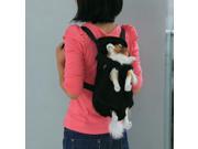Front Style Pet Dog Carrier Backpack w Legs Out Design Size XL Black
