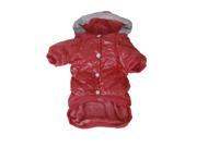 Pet Dog Hoodie Hooded Winter Puffy Coat Jacket Size L
