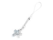 Glamorousky High Quality Double Cross Strap with Light Blue Swarovski Element Crystals