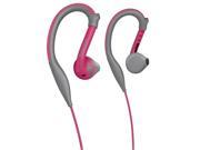 PHILIPS ActionFit Sports SHQ2200PK pink grey over the ear mount headphones