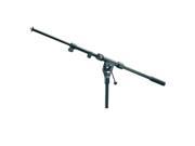 K M 2 piece 30in Telescoping Boom Arm Black Add On for Microphone Stand
