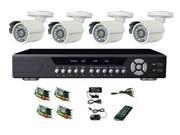 VC XTS12B8CH Visioncool Sony 1200TVL CCTV System 8ch 960H DVR 4pcs Outdoor IR Cameras with IR Cut Filter 8ch DVR Kit Security Camera System Full D1 DVR