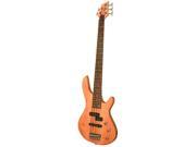 Kona Guitars KE5BN 5 String Natural Gloss Electric Bass Guitar